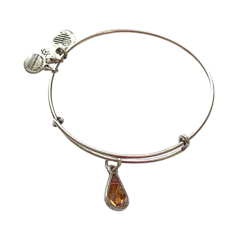 Alex and Ani Silver November Birthstone Bracelet